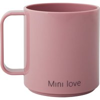 Design Letters - Mini Love Becher mit Henkel, 175 ml, ash rose von Design Letters