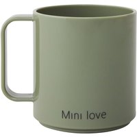 Design Letters - Mini Love Becher mit Henkel, 175 ml, olivgrün von Design Letters