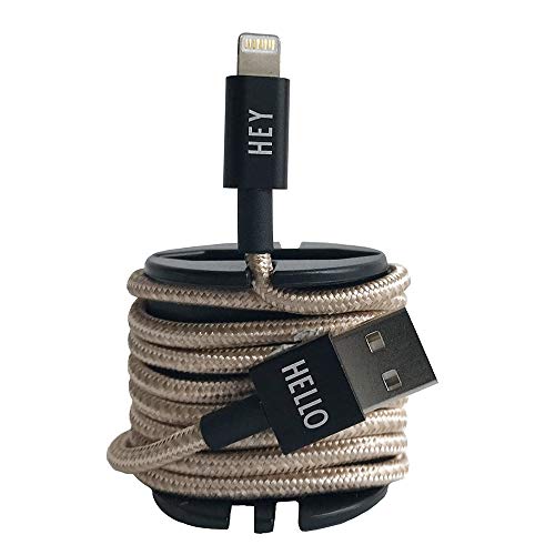 Design Letters Lightning Cable USB 2.0 - Gold - 1m von Design Letters