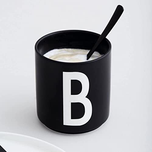 Design Letters Tasse Personalisiert (A-Z) | Kaffeebecher Porzellan | Kaffeetassen Buchstaben | Personalisierte Tasse, Personalisierte Geschenke | Tassen Schwarz | Dekorativ Tassen Buchstaben 250 Ml von Design Letters
