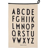 Design Letters - Premium Classic Geschirrtuch, natural / black von Design Letters