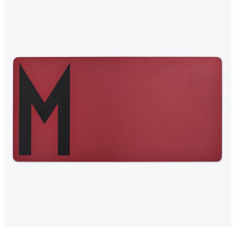 Design Letters Schneidebrett Schneidebrett für Fleisch Buchstabe M Rot von Design Letters