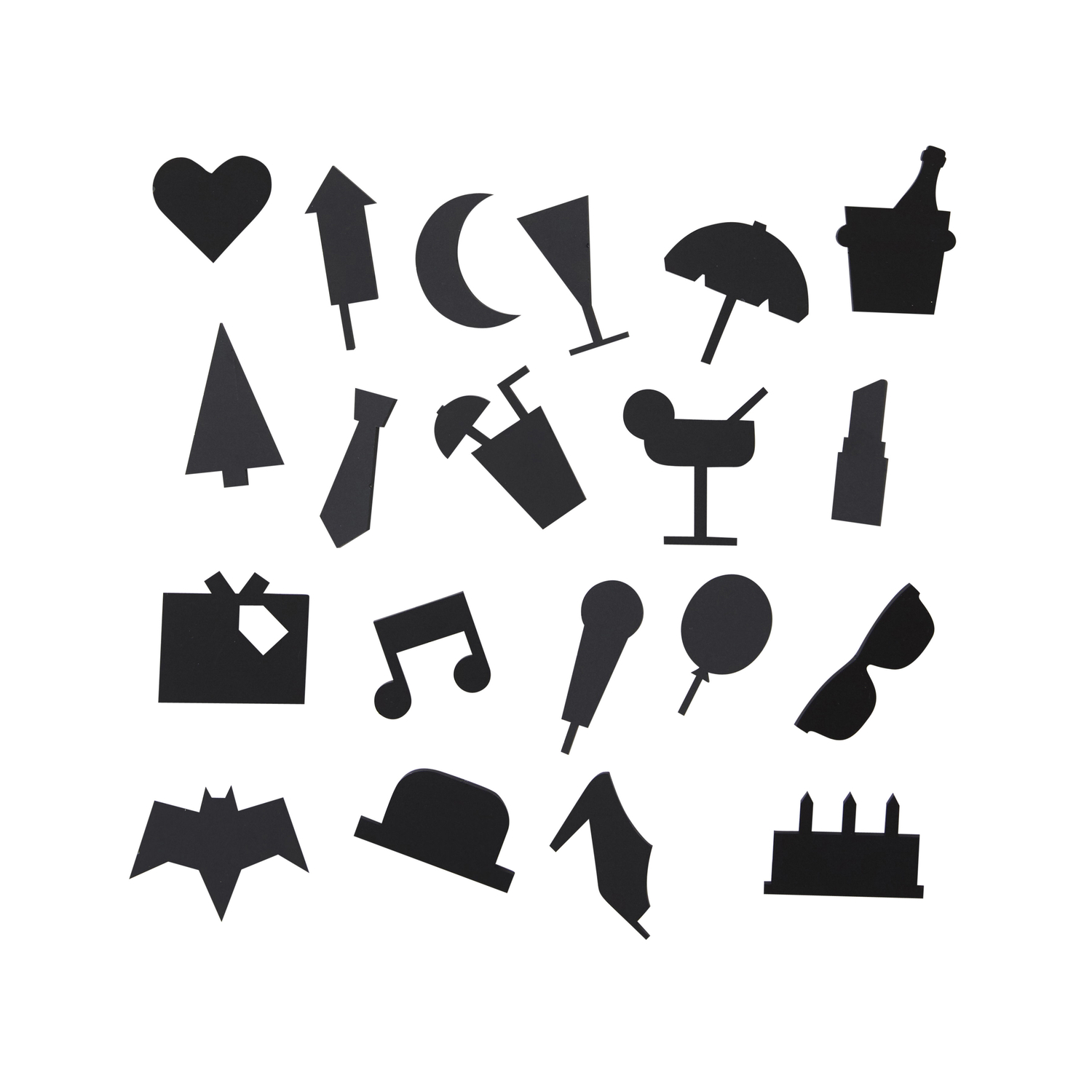 Design Letters - Set Panneau perforé - Schwarz - Polymethylmethacrylat Design Letters - Set Panneau perforé - Schwarz - Polymethylmethacrylat von Design Letters