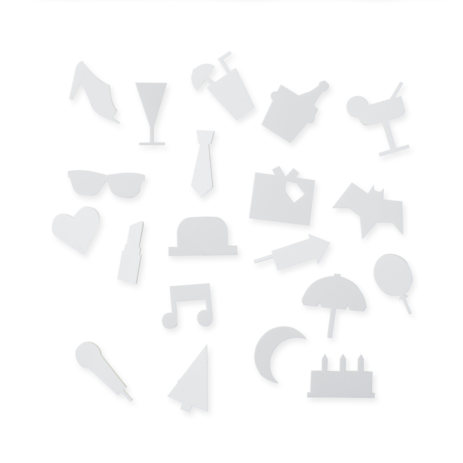 Design Letters - Set Panneau perforé - Weiß - Polymethylmethacrylat Design Letters - Set Panneau perforé - Weiß - Polymethylmethacrylat von Design Letters