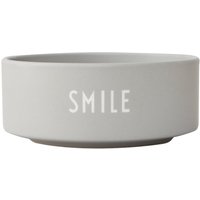 Design Letters - Snack Schale, Smile / cool gray von Design Letters