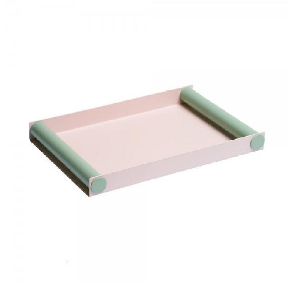 Design Letters Tablett Tablett Ray Tray Pastel Beige / Frosty Green (30cm) von Design Letters