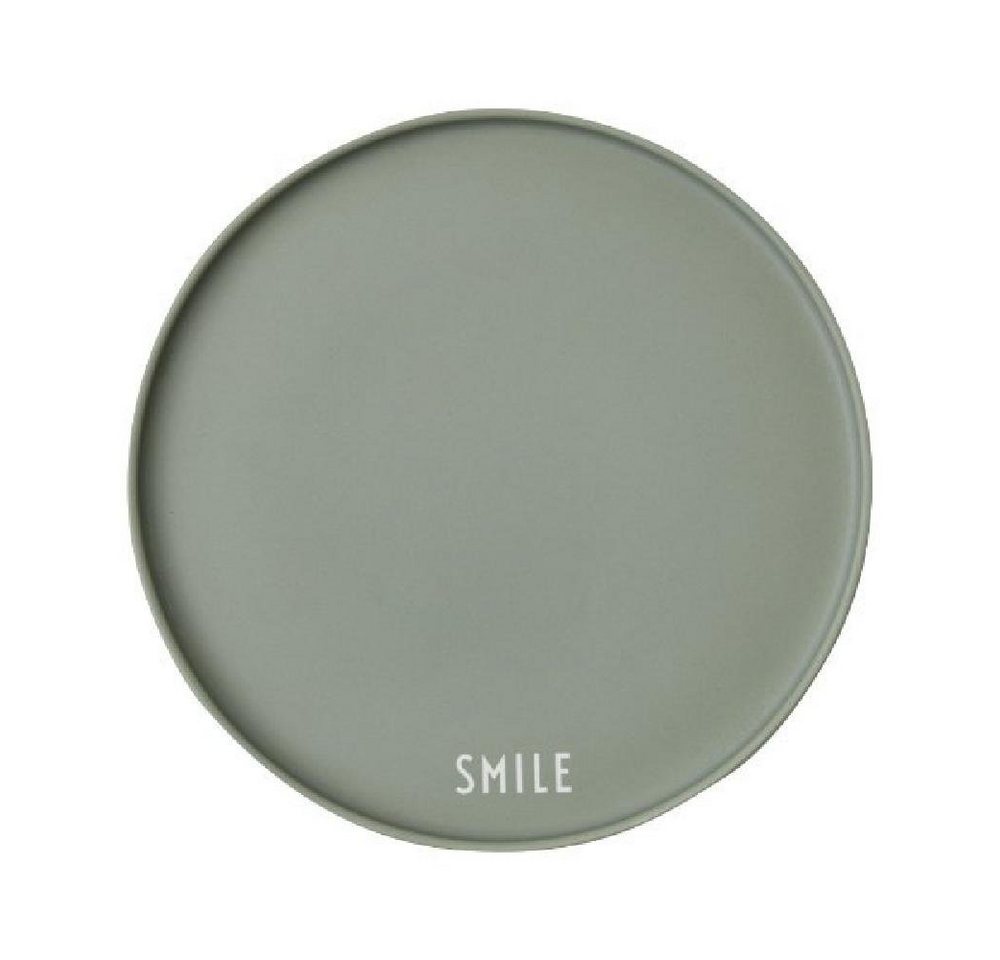 Design Letters Tablett »Teller Favourite Smile Green« von Design Letters