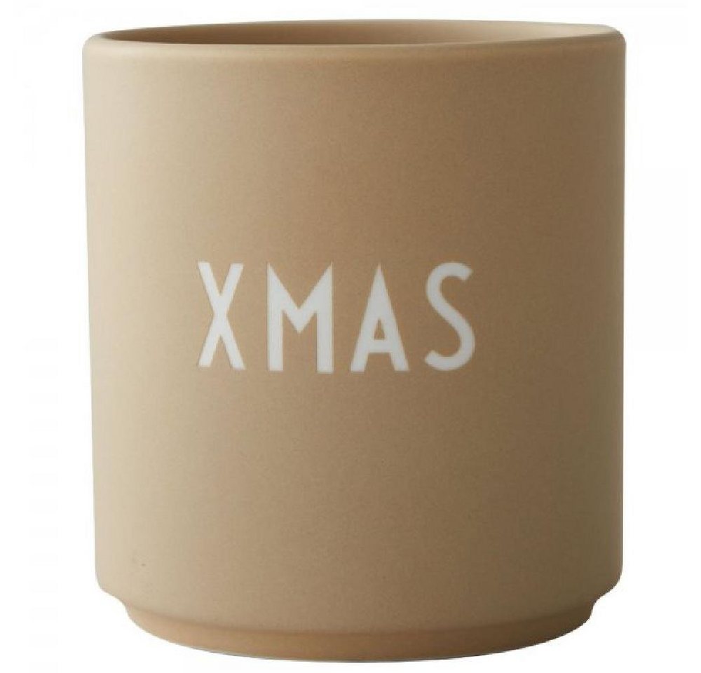 Design Letters Tasse Becher Favourite Cup Christmas Beige von Design Letters