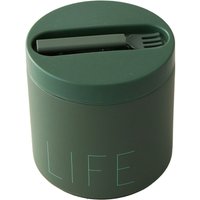 Design Letters - Travel Life Thermo Lunch Box large, Life / myrtle green von Design Letters