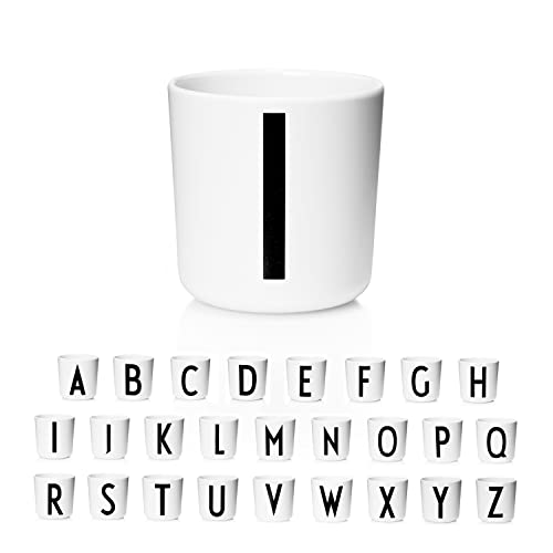 Design Letters Trinkbecher Kinder Eco (A-Z) | Kinderbecher | Geschenke zur Einschulung, Geburtstagsgeschenk | Kindergläser | Trinklernbecher ab 6 Monate | Vorschulkinder Geschenke | Schnabeltasse Baby von Design Letters