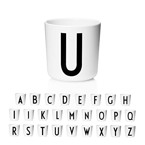 Design Letters Trinkbecher Kinder Eco (A-Z) | Kinderbecher | Geschenke zur Einschulung, Geburtstagsgeschenk | Kindergläser | Trinklernbecher ab 6 Monate | Vorschulkinder Geschenke | Schnabeltasse Baby von Design Letters