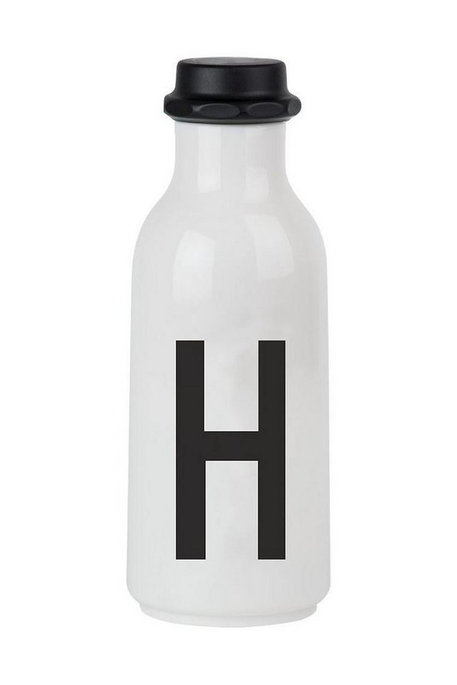 Design Letters Trinkflasche »Design Letters Drinking Bottle H 20202500-H«, aus Kunststoff, 0,5 Liter, Weiß & Schwarz, mit Deckel von Design Letters