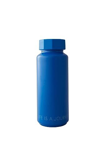 Design Letters Premium Isolierflaschen 500ml | Verwendung als Thermobecher 500ml, Thermosflasche 500ml und Thermoskanne | Camping becher | Auslaufsichere Thermoflaschen aus Edelstahl | BPA/BPS-frei von Design Letters