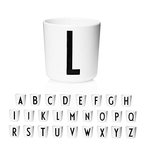 Design Letters Trinkbecher Kinder Eco (A-Z) | Kinderbecher | Geschenke zur Einschulung, Geburtstagsgeschenk | Kindergläser | Trinklernbecher ab 6 Monate | Vorschulkinder Geschenke | Schnabeltasse Baby von Design Letters