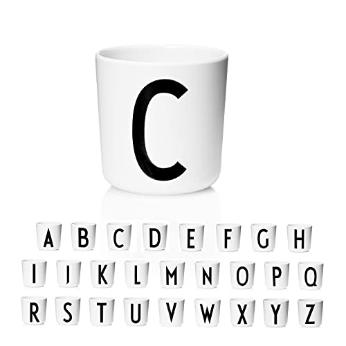 Design Letters Trinkbecher Kinder Eco (A-Z) | Kinderbecher | Geschenke zur Einschulung, Geburtstagsgeschenk | Kindergläser | Trinklernbecher ab 6 Monate | Vorschulkinder Geschenke | Schnabeltasse Baby von Design Letters
