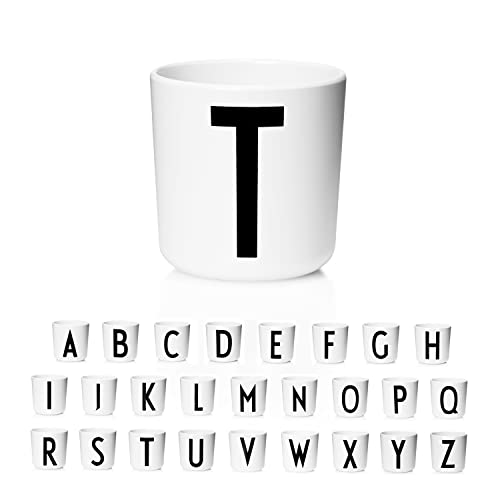 Design Letters Trinkbecher Kinder mit Buchstabe (A-Z) | Geschenke für Kinder | Trinklernbecher ab 6 Monaten | Spülmaschinengeeignet Zahnputzbecher Kinder | BPA, BPS-Frei | Schnabeltasse von Design Letters