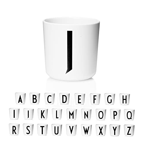 Design Letters Trinkbecher Kinder Eco (A-Z) | Kinderbecher | Geschenke zur Einschulung, Geburtstagsgeschenk | Kindergläser | Trinklernbecher ab 6 Monate | Vorschulkinder Geschenke | Schnabeltasse Baby von Design Letters