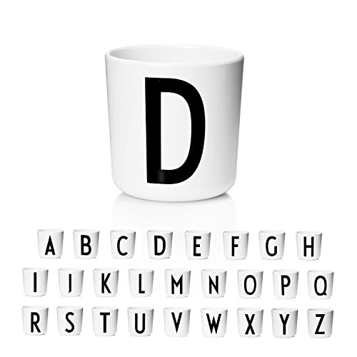 Design Letters Trinkbecher Kinder Eco (A-Z) | Kinderbecher | Geschenke zur Einschulung, Geburtstagsgeschenk | Kindergläser | Trinklernbecher ab 6 Monate | Vorschulkinder Geschenke | Schnabeltasse Baby von Design Letters