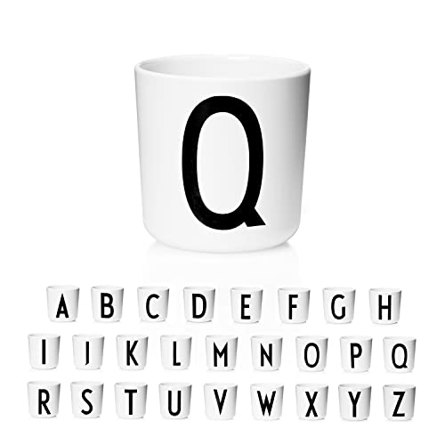 Design Letters Trinkbecher Kinder Eco (A-Z) | Kinderbecher | Geschenke zur Einschulung, Geburtstagsgeschenk | Kindergläser | Trinklernbecher ab 6 Monate | Vorschulkinder Geschenke | Schnabeltasse Baby von Design Letters
