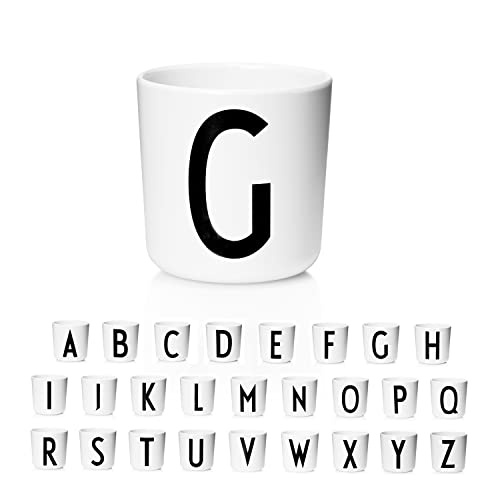 Design Letters Trinkbecher Kinder Eco (A-Z) | Kinderbecher | Geschenke zur Einschulung, Geburtstagsgeschenk | Kindergläser | Trinklernbecher ab 6 Monate | Vorschulkinder Geschenke | Schnabeltasse Baby von Design Letters