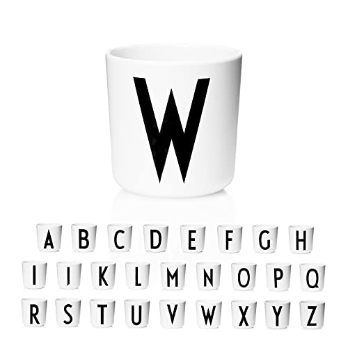 Design Letters Trinkbecher Kinder mit Buchstabe (A-Z) | Geschenke für Kinder | Trinklernbecher ab 6 Monaten | Spülmaschinengeeignet Zahnputzbecher Kinder | BPA, BPS-Frei | Schnabeltasse von Design Letters