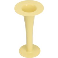 Design Letters - Trumpet - 2 in 1 Vase & Kerzenhalter, H 24 cm, yellow von Design Letters