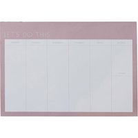 Design Letters - Weekly Planner A4, lavendel (Sprache: Englisch) von Design Letters