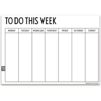 Design Letters - Weekly Planner A4 (Sprache: Englisch) von Design Letters