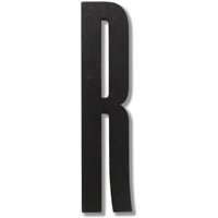 Design Letters - Wooden Letters Indoor R, schwarz von Design Letters