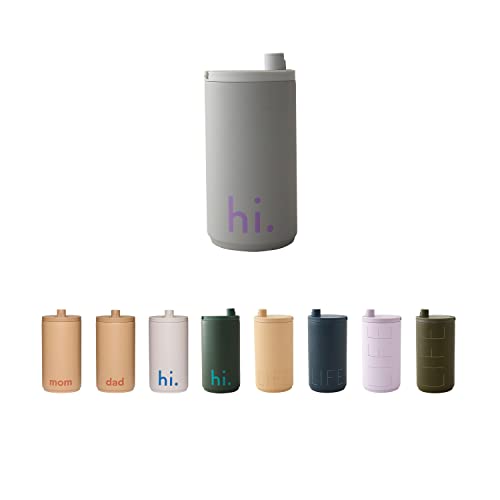 Design Letters Thermobecher 350 Ml Grau | Vatertagsgeschenk für Papa, Geschenke für Papa | Thermobecher Kaffee To Go | Coffee To Go Becher| Trinkbecher Auslaufsicherer, Isolierbecher Edelstahl Design Letters Thermobecher 350 Ml Grau | Vatertagsgeschenk für Papa, Geschenke für Papa | Thermobecher Kaffee To Go | Coffee To Go Becher| Trinkbecher Auslaufsicherer, Isolierbecher Edelstahl von Design Letters