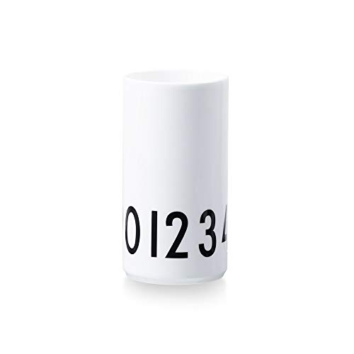 Design Letters Porzellanvase, Feines Knochen China, Weiß, One Size Design Letters Porzellanvase, Feines Knochen China, Weiß, One Size von Design Letters