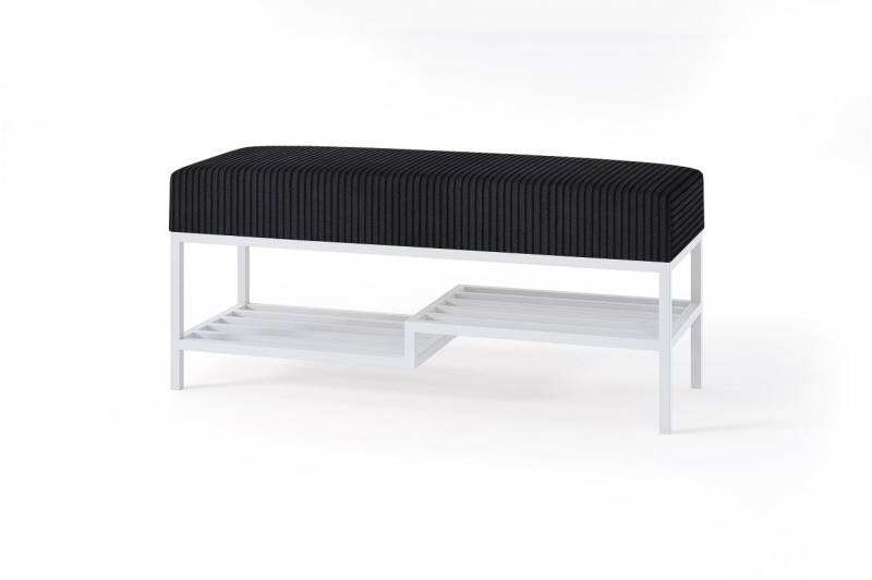 Design Möbel Sitzbank Sitzbank LOFT DESIGN – Gepolsterte Bank mit Ablage, Industrial Stil Design Möbel Sitzbank Sitzbank LOFT DESIGN – Gepolsterte Bank mit Ablage, Industrial Stil von Design Möbel