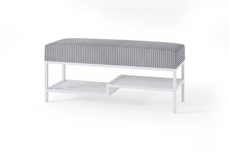 Design Möbel Sitzbank Sitzbank LOFT DESIGN – Gepolsterte Bank mit Ablage, Industrial Stil Design Möbel Sitzbank Sitzbank LOFT DESIGN – Gepolsterte Bank mit Ablage, Industrial Stil von Design Möbel