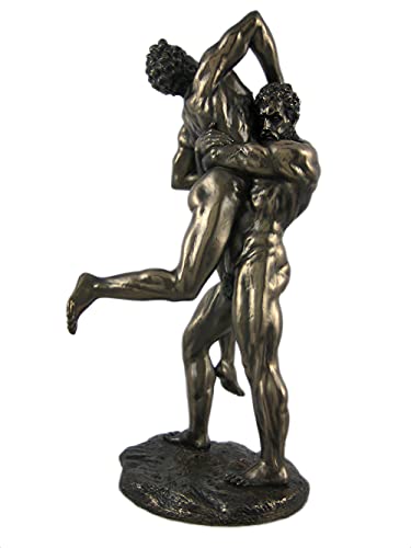 27,31 cm Griechische Replik Hercules und Antaios Display Decor von Design Toscano