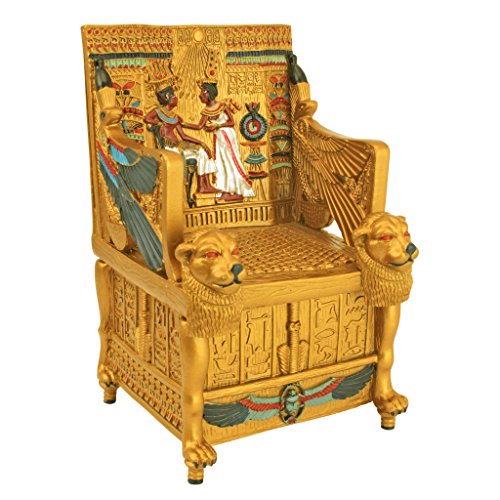 Ägyptische Dekor Schmuckschachtel - King Tut Goldenen Thron Jewelry Box - Ägyptische Statuen Ägyptische Dekor Schmuckschachtel - King Tut Goldenen Thron Jewelry Box - Ägyptische Statuen von Design Toscano