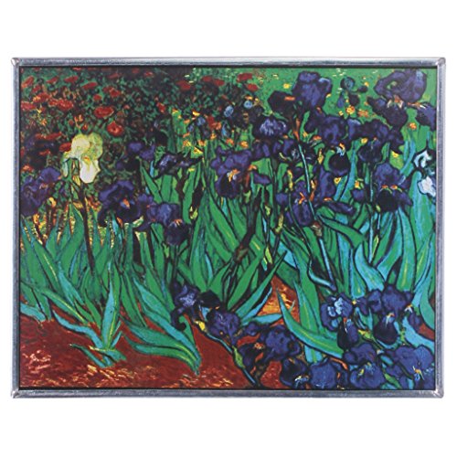 Design Toscano Buntglas-Panel - Van Gogh Iris Buntglas-Fenster Behang - Fensterbehandlungen von Design Toscano