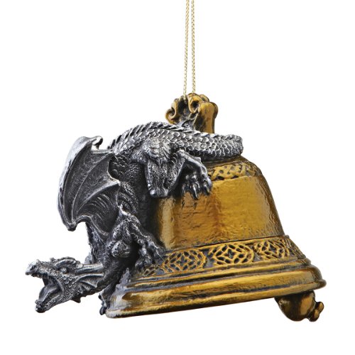 Christbaumschmuck - Humdinger die Glöckner- Gothic Drachen-Feiertags-Verzierung - Drache-Statue von Design Toscano