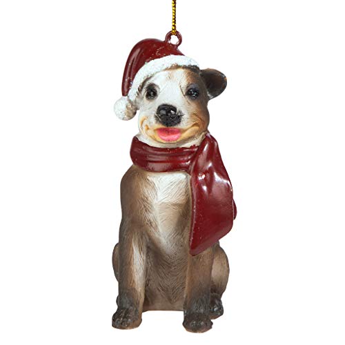 Christmas Ornaments - Weihnachten Pitbull Ferienhundeornamente von Design Toscano