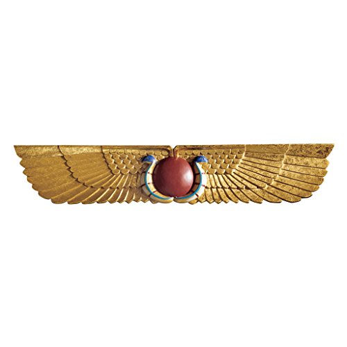 Design Toscano Ägyptischer Tempel, Skulpturales Wandpediment von Design Toscano