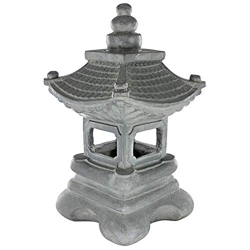 Design Toscano AL20001 Chengdu Pagoda Asiatische Laterne, Greystone-Finish von Design Toscano