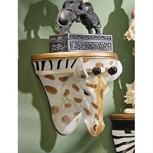 Design Toscano Afrikanische Giraffe, Wandregalskulptur von Design Toscano