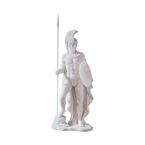 Design Toscano Ares, Klassische griechische Götterstatue aus Marmor-Kunstharz von Design Toscano