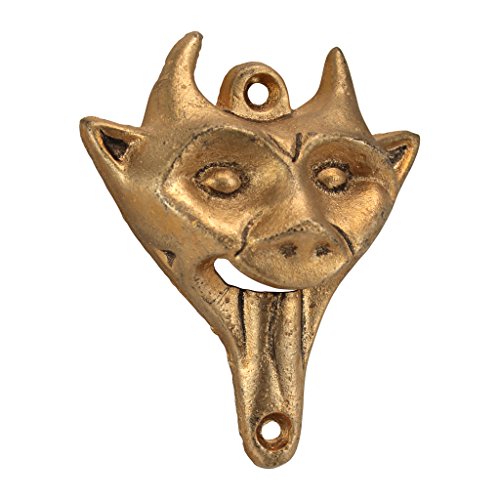 Design Toscano Authentischer Gargoyle-Flaschenöffner aus Eisenguss von Design Toscano