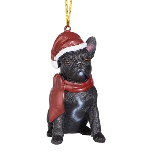 Design Toscano Christbaumschmuck, Französische Bulldoge von Design Toscano