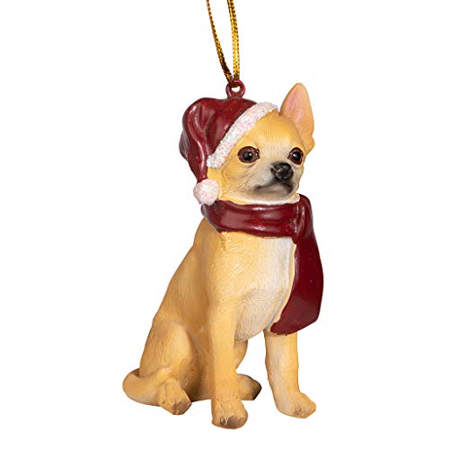 Design Toscano Christmas Ornaments, Weihnachten Chihuahua Ferienhundeornamente von Design Toscano