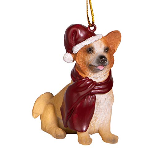 Design Toscano Christmas Ornaments, Weihnachten Welsh Corgi Ferienhundeornamente von Design Toscano