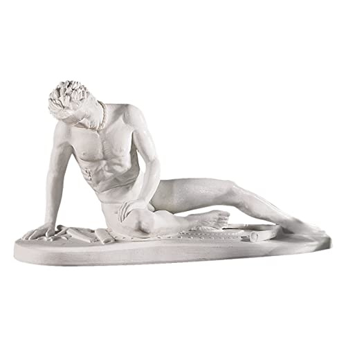 Design Toscano Der sterbende Gallier (Galeta Morerite), Statue aus Marmor-Steinguss von Design Toscano