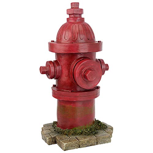Design Toscano Des Hundes zweitbester Freund, Feuerhydrantenfigur von Design Toscano