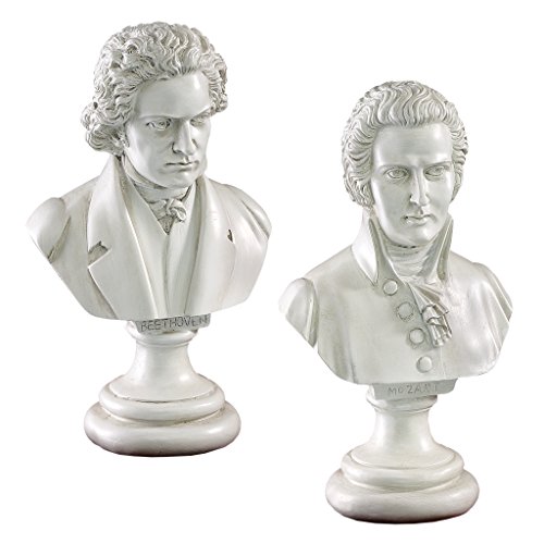 Design Toscano Die große Komponistensammlung: Mozart und Beethoven - Skulpturen von Design Toscano