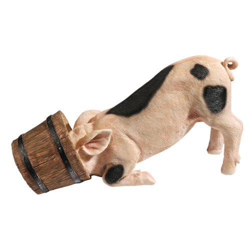 Design Toscano Figur Schweinchen mit Eimer Design Toscano Figur Schweinchen mit Eimer von Design Toscano